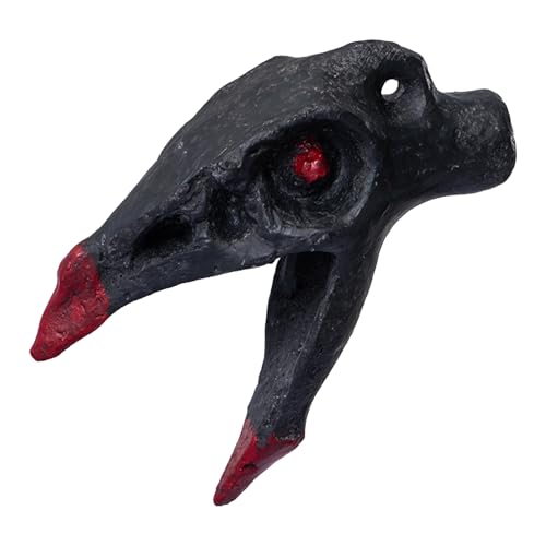 Vogelpfeife - 5 cm lauter Pfeife mit Schädelkopfdesign | Clay Screcing Noise Maker Ornament | Streichzubehör | Knochenkörpern für Schultaschen oder Partyspaß Vogelpfeife - 5 cm lauter Pfeife mit Schädelkopfdesign | Clay Screcing Noise Maker Ornament | Streichzubehör | Knochenkörpern für Schultaschen oder Partyspaß von Wisylizv