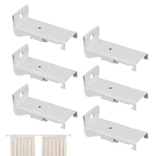 Vorhangstrecke Glide - Wandhalterungsklammern für flexible Vorhangstraße | Einstellbare Seite Mountinng Bracket | Fixed Schnalle Bendable Vorhangstufe Rail | Walll Montage 6PCS -Set Vorhangstrecke Glide - Wandhalterungsklammern für flexible Vorhangstraße | Einstellbare Seite Mountinng Bracket | Fixed Schnalle Bendable Vorhangstufe Rail | Walll Montage 6PCS -Set von Wisylizv