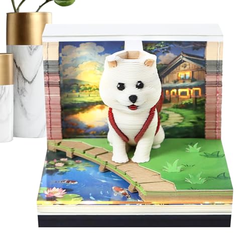 Wisylizv 3D Tischkalender | 2026 Papier Skulptur Kalender,Hunde Skulptur Papier Schreibzeug Für Arbeitsplatz Schüler Heimdekoration Studieren Erwachsene Geschenk Wisylizv 3D Tischkalender | 2026 Papier Skulptur Kalender,Hunde Skulptur Papier Schreibzeug Für Arbeitsplatz Schüler Heimdekoration Studieren Erwachsene Geschenk von Wisylizv