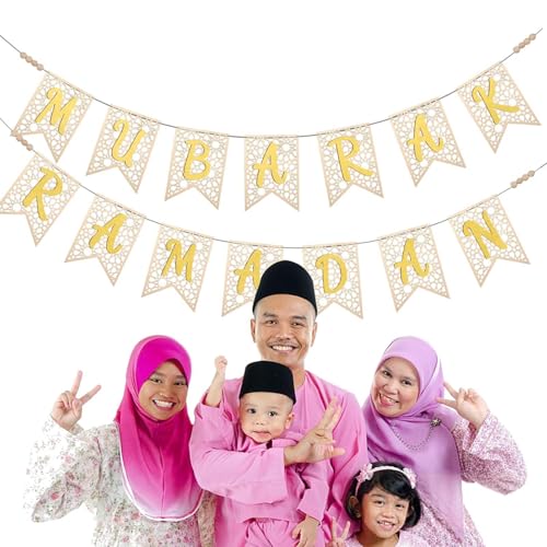 Wisylizv Eid Decor - Hohle Wandbehang Schilder & Banner, Ramadans & Eid Dekorationen, Festival Ornament, Foto Requisiten für Zuhause, Party, Indoor & Outdoor Dekoration Wisylizv Eid Decor - Hohle Wandbehang Schilder & Banner, Ramadans & Eid Dekorationen, Festival Ornament, Foto Requisiten für Zuhause, Party, Indoor & Outdoor Dekoration von Wisylizv