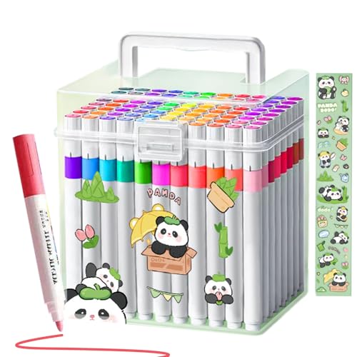 Wisylizv Kinder-Marker, wasserfester Marker für Kinder, wasserfest, kein Verschmieren, Acrylmalstift für Kleinkinder, Schule, Klassenzimmer, Reisen, Stuffers, Ostern Wisylizv Kinder-Marker, wasserfester Marker für Kinder, wasserfest, kein Verschmieren, Acrylmalstift für Kleinkinder, Schule, Klassenzimmer, Reisen, Stuffers, Ostern von Wisylizv