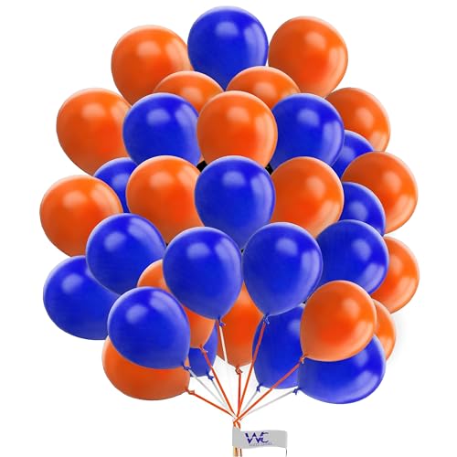 25 Stück Einfarbig Runde Luftballons 10 Zoll Blau Orange Latex Ballons für Geburtstag, Babyparty, Verlobung & Hochzeit Party 25 Stück Einfarbig Runde Luftballons 10 Zoll Blau Orange Latex Ballons für Geburtstag, Babyparty, Verlobung & Hochzeit Party von Witty Cuties