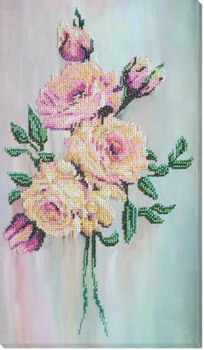 Abris Art Perlenstickerei-Set, sanfte Rosen Abris Art Perlenstickerei-Set, sanfte Rosen von Wizardi