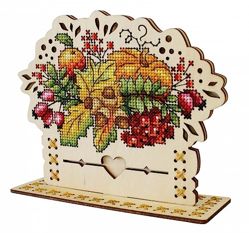MP Studia Kreuzstich-Stickset für Erwachsene und Anfänger, Flora – Herbststrauß, 13 x 16 cm MP Studia Kreuzstich-Stickset für Erwachsene und Anfänger, Flora – Herbststrauß, 13 x 16 cm von Wizardi