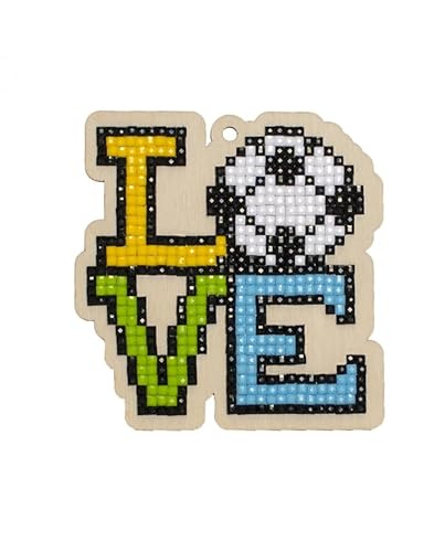 Wizardi Diamond Painting Love Voetbal hout Wizardi Diamond Painting Love Voetbal hout von Wizardi