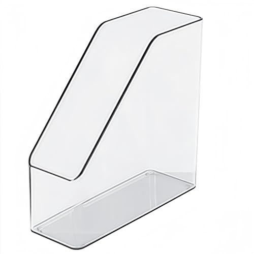 File Organizer Rack Transparent, Zeitschriftensammler Format, Stehsammler, Rack Organizer für den Schreibtisch, Organizer für Büro, vertikal, File Sorters, zur Organisation und Aufbewahrung des Büros File Organizer Rack Transparent, Zeitschriftensammler Format, Stehsammler, Rack Organizer für den Schreibtisch, Organizer für Büro, vertikal, File Sorters, zur Organisation und Aufbewahrung des Büros von WizeFolk