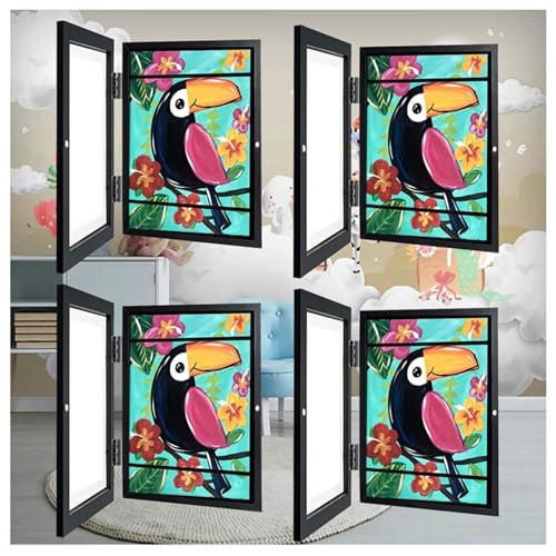 Wizvox Bilderrahmen FüR Kinderzeichnungen, Bilderrahmen Zum öFfnen Acryl Kunst Fotorahmen Kunstfotorahmen FüR Kinder Bilder, Artwork Display For Kids Art,Schwarz-4Stück Wizvox Bilderrahmen FüR Kinderzeichnungen, Bilderrahmen Zum öFfnen Acryl Kunst Fotorahmen Kunstfotorahmen FüR Kinder Bilder, Artwork Display For Kids Art,Schwarz-4Stück von Wizvox