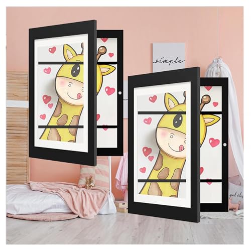 Wizvox Kinder Kunst Bilderrahmen, FrontöFfnungsrahmen Bilderrahmen Zum BefüLlen Bilderrahmen FüR Kinderbilder, Bilderrahmen Kinderzeichnungen Sammeln,Schwarz-2Stück Wizvox Kinder Kunst Bilderrahmen, FrontöFfnungsrahmen Bilderrahmen Zum BefüLlen Bilderrahmen FüR Kinderbilder, Bilderrahmen Kinderzeichnungen Sammeln,Schwarz-2Stück von Wizvox