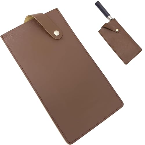Messerschutz, 21,6 cm, PU-Lederscheide, braune Hülle für Messer und Fleischmesser, Küchenmesserabdeckung, Schutzhülle Messerschutz, 21,6 cm, PU-Lederscheide, braune Hülle für Messer und Fleischmesser, Küchenmesserabdeckung, Schutzhülle von Wjelet