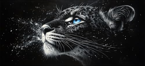 Malen Nach Zahlen Erwachsene schwarzer Panther Malen Nach Zahlen Tier Malen Nach Zahlen ab 7 8 9 10 11 12 Jahre Mädchen Geschenk, DIY Ölgemälde Kit mit 3 Pinsel und Rahmen, Wanddeko, 30x60cm -2852 Malen Nach Zahlen Erwachsene schwarzer Panther Malen Nach Zahlen Tier Malen Nach Zahlen ab 7 8 9 10 11 12 Jahre Mädchen Geschenk, DIY Ölgemälde Kit mit 3 Pinsel und Rahmen, Wanddeko, 30x60cm -2852 von Wjffnzbz
