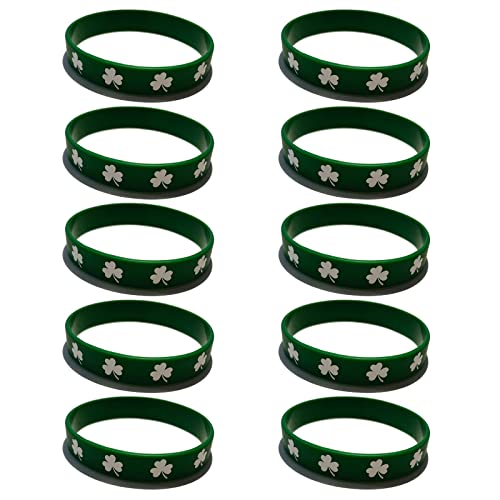 10 Stück St. Patrick's Day Silikonarmband Urlaub Festival Geschenk Für Kinder Kinder Bühnenauftritt Geschenke 10 Stück St. Patrick's Day Silikonarmband Urlaub Festival Geschenk Für Kinder Kinder Bühnenauftritt Geschenke von Wjsdsg
