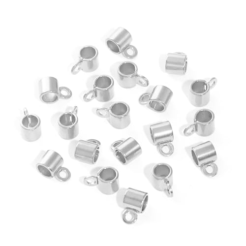 20pcs Edelstahl Gold/Stahl Runde Anschlüsse Runde Charmeanschlüsse Für Schmuckfeteden Und Bastelmittel 20pcs Edelstahl Gold/Stahl Runde Anschlüsse Runde Charmeanschlüsse Für Schmuckfeteden Und Bastelmittel von Wkldjf