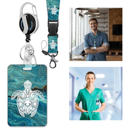 Abzeichen Lanyard Kartenhalter Schöne Schildkröten Lanyard Mit Abzeichenrollen Carabiner Clip Halsgurt Für Lehrer Krankenschwester Arzt Abzeichen Lanyard Kartenhalter Schöne Schildkröten Lanyard Mit Abzeichenrollen Carabiner Clip Halsgurt Für Lehrer Krankenschwester Arzt von Wkldjf
