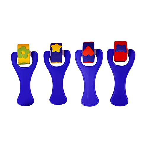 Malschwämme für Kinder, EVA-Schwämme, Stempel, frühes Lernen, Fingermalschwamm, Pinsel, Schaumstoff, Kunst, Zeichenwerkzeuge, 4/5 Stück Malschwämme für Kinder, EVA-Schwämme, Stempel, frühes Lernen, Fingermalschwamm, Pinsel, Schaumstoff, Kunst, Zeichenwerkzeuge, 4/5 Stück von Wkldjf