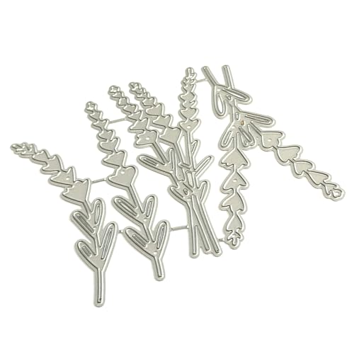 Metall-Stanzform mit Blätterzweigen, Karbonstahl, Prägeschablonen für Karten, Fotos, Scrapbooking, Dekorationen von Wkldjf