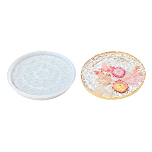 Silikonform mit Wasserwellen, Epoxidharz, flexible Silikonform für künstlerische Heimdekorationen, Displayplattenherstellung Silikonform mit Wasserwellen, Epoxidharz, flexible Silikonform für künstlerische Heimdekorationen, Displayplattenherstellung von Wkldjf