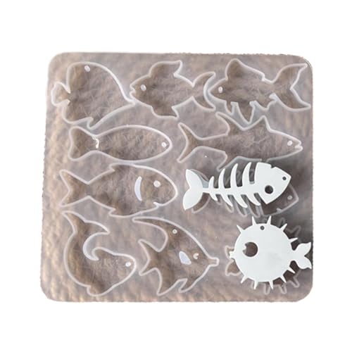 Silikonformen für Meerestiere, Epoxidharz, für Halsketten, Ohrringe, Schlüsselanhänger, Anhänger, Schmuck, Werkzeug, Harzgussformen, Schmuck Silikonformen für Meerestiere, Epoxidharz, für Halsketten, Ohrringe, Schlüsselanhänger, Anhänger, Schmuck, Werkzeug, Harzgussformen, Schmuck von Wkldjf