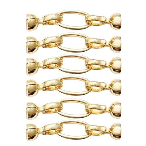 Unregelmäßige Perlen Schmuckverschluss Halskette Befestigungsmittel Armband Making Accessoires Coppers Connector Für Handwerksliebhaber von Wkldjf