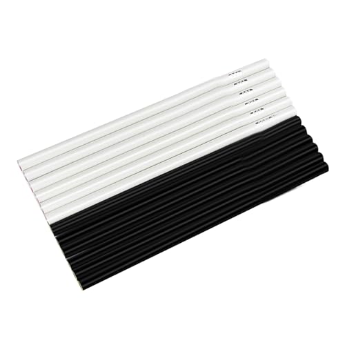 Wkldjf 12pieces Schwarz Weiß Holzkohlestifte Professionelle Skizze Highlight Bleistift Zum Zeichnen Von Skizzierschattierungen von Wkldjf