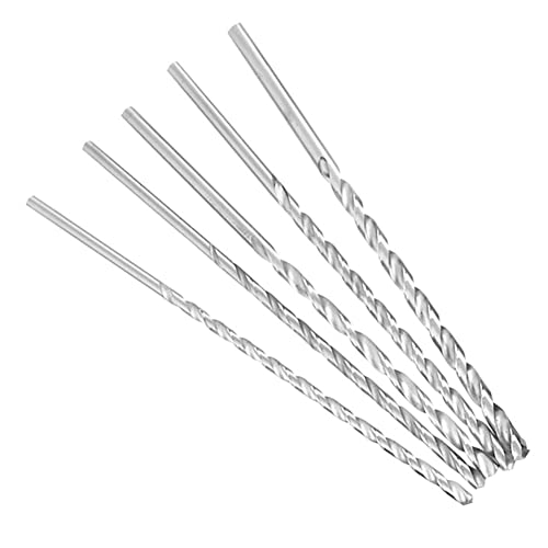 Wlauqueta 5 Stück extra lange 150 mm HSS Spiralbohrer 2 mm 3 mm 3,5 mm 4 mm 5 mm gerader Schaft Erdbohrer Metall Bohrwerkzeuge Bohrer Wlauqueta 5 Stück extra lange 150 mm HSS Spiralbohrer 2 mm 3 mm 3,5 mm 4 mm 5 mm gerader Schaft Erdbohrer Metall Bohrwerkzeuge Bohrer von Wlauqueta