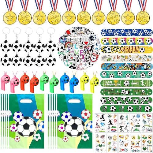Wleozys 120 Stück Fußball Party Mitgebsel Kinder, Party Kindergeburtstag Gastgeschenke Set, Fußball Geschenke Kindergeburtstag für Junge und Mädchen Geburtstag Gastgeschenke Wleozys 120 Stück Fußball Party Mitgebsel Kinder, Party Kindergeburtstag Gastgeschenke Set, Fußball Geschenke Kindergeburtstag für Junge und Mädchen Geburtstag Gastgeschenke von Wleozys