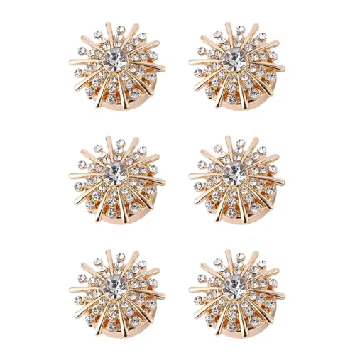 Wlikmjg Knopfabdeckungen für Damen, Knopfabdeckungen für Blusen für Damen – Hemdknopf aus Strass bedeckt die Clips, Strass-Knopfzubehör für Hochzeitsdekoration, Brautstrauß Wlikmjg Knopfabdeckungen für Damen, Knopfabdeckungen für Blusen für Damen – Hemdknopf aus Strass bedeckt die Clips, Strass-Knopfzubehör für Hochzeitsdekoration, Brautstrauß von Wlikmjg