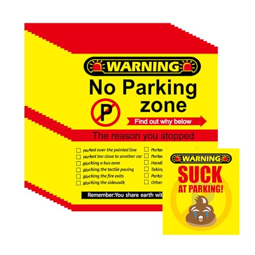 Wlikmjg Parknotizkarten - 50 Stück Humorvolle Parkkarten | Originelle Geschenkideen Für Autofans Erwachsene Freunde Weihnachten Valentinstag von Wlikmjg