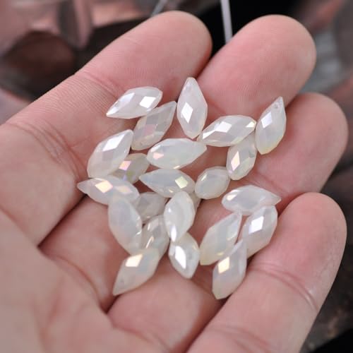 Glasperlen in Tropfenform, 6 x 12 mm, lose Perlen für Schmuckherstellung, DIY, Dekoration, 6 x 12 mm, 60 Stück Glasperlen in Tropfenform, 6 x 12 mm, lose Perlen für Schmuckherstellung, DIY, Dekoration, 6 x 12 mm, 60 Stück von Wllpgolsil