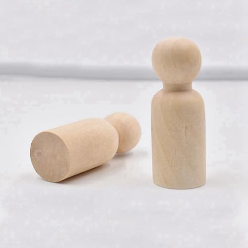 Männliche/weibliche Puppe, Naturholz, umweltfreundlich, 35 mm, 43 mm, 55 mm, 65 mm, 75 mm, 90 mm, 120 mm, für Bastelarbeiten, Holzarbeiten, Schmuckherstellung, Zubehör (55 mm, 5 Stück – männliche Männliche/weibliche Puppe, Naturholz, umweltfreundlich, 35 mm, 43 mm, 55 mm, 65 mm, 75 mm, 90 mm, 120 mm, für Bastelarbeiten, Holzarbeiten, Schmuckherstellung, Zubehör (55 mm, 5 Stück – männliche von Wllpgolsil