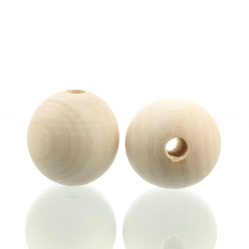 Runde Naturholzperlen mit großem Loch, 8 mm, 10 mm, 12 mm, 15 mm, 20 mm, 25 mm, 30 mm, 35 mm, 40 mm, 50 mm, umweltfreundliche Perlen für Bastelarbeiten, Holzarbeiten, Schmuckherstellung, Zubehör (50 Runde Naturholzperlen mit großem Loch, 8 mm, 10 mm, 12 mm, 15 mm, 20 mm, 25 mm, 30 mm, 35 mm, 40 mm, 50 mm, umweltfreundliche Perlen für Bastelarbeiten, Holzarbeiten, Schmuckherstellung, Zubehör (50 von Wllpgolsil