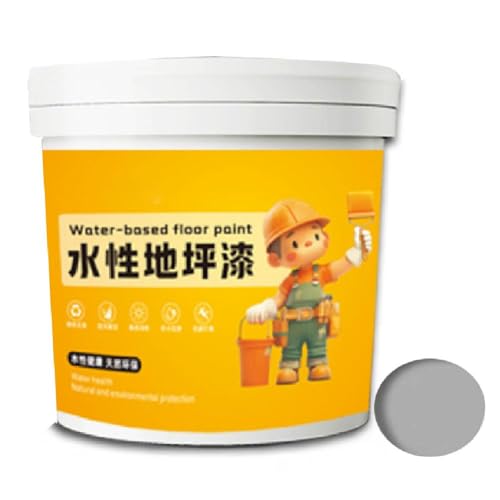 300 ml schnell trocknende Gleitfarbe auf Wasserbasis, Epoxid-Bodenfarbe für Haushalt, Epoxidharz Q2U8, druckfest, schmerzfest 300 ml schnell trocknende Gleitfarbe auf Wasserbasis, Epoxid-Bodenfarbe für Haushalt, Epoxidharz Q2U8, druckfest, schmerzfest von Wmool