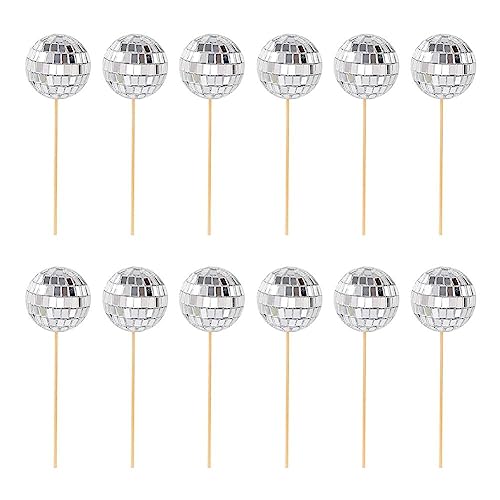Wmool 3/5/12 Stück Spiegelkugel Kuchen Dekoration Disco Retro Dance Club Geburtstag Silber G1O0 Party Disco Kuchen Supplies Topper Gold Wmool 3/5/12 Stück Spiegelkugel Kuchen Dekoration Disco Retro Dance Club Geburtstag Silber G1O0 Party Disco Kuchen Supplies Topper Gold von Wmool