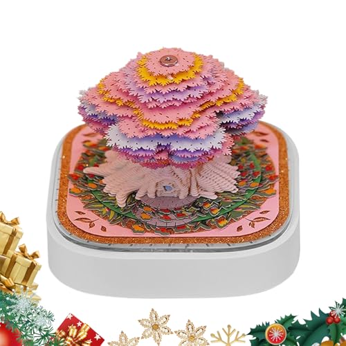Woalopted 3D Notizblock | Papierskulptur Kalender | Abreißskulptur Aus Papierkunst Für Kinder Erwachsene Hausdekoration Adventsfest Feiertagsplanung Weihnachten Woalopted 3D Notizblock | Papierskulptur Kalender | Abreißskulptur Aus Papierkunst Für Kinder Erwachsene Hausdekoration Adventsfest Feiertagsplanung Weihnachten von Woalopted