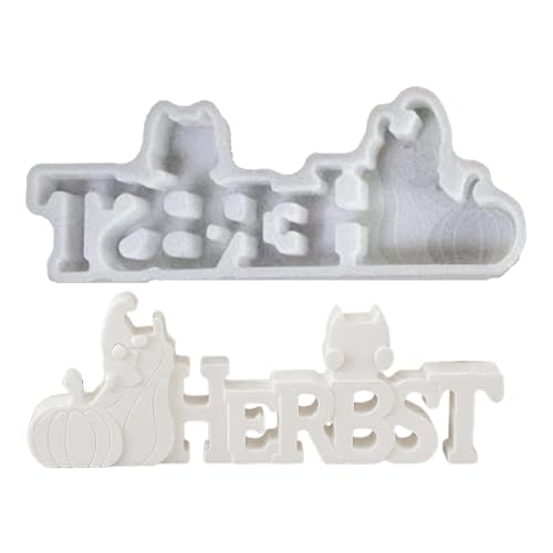 Woalopted Herbst Silikon Kerzenformen - Einfache Entnahme Gnome Kürbisformen - Silikon Herbst Buchstaben Giessform,Für Festliche Heimdekoration Bastelbedarf Duftseife Woalopted Herbst Silikon Kerzenformen - Einfache Entnahme Gnome Kürbisformen - Silikon Herbst Buchstaben Giessform,Für Festliche Heimdekoration Bastelbedarf Duftseife von Woalopted