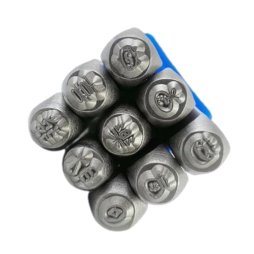 20pcs Essentielle Schmuckstempelwerkzeuge Schmuckhersteller Essential Stamping Tool Set Stamps Für Detaillierte Arbeiten von Woedpez