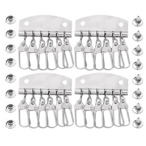 4 Stück Patchwork Nähen DIY Schlüsselhalter Metall Leder Handwerk DIY Schlüsselreihe Nieten Haken für Leder Tasche Zubehör Werkzeug Kits Schlüsselanhänger Blank 4 Stück Patchwork Nähen DIY Schlüsselhalter Metall Leder Handwerk DIY Schlüsselreihe Nieten Haken für Leder Tasche Zubehör Werkzeug Kits Schlüsselanhänger Blank von Woedpez