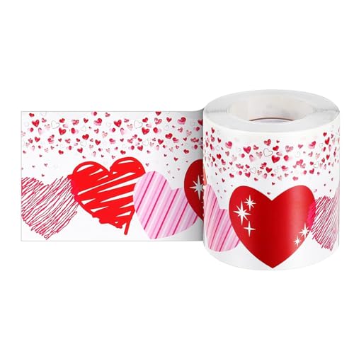 59ft Long Heart Border Aufkleber Valentinstag Grenzausstattung Aufkleber Für Schlafzimmer Wohnzimmer Fenster Wand Hochzeitsdekoration von Woedpez