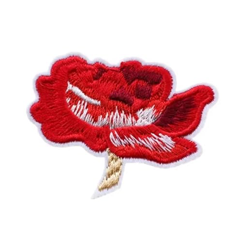 Bestickte Flicken mit Blumen, Reparaturflicken zum Aufbügeln oder Aufnähen für Kleidung, Tasche von Woedpez
