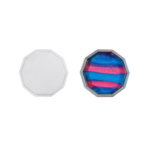 Geometrische Ablageschale, Silikonform, Schmuck-Präsentationsschale, Epoxidharz, polygonale Tasse, Gips von Woedpez