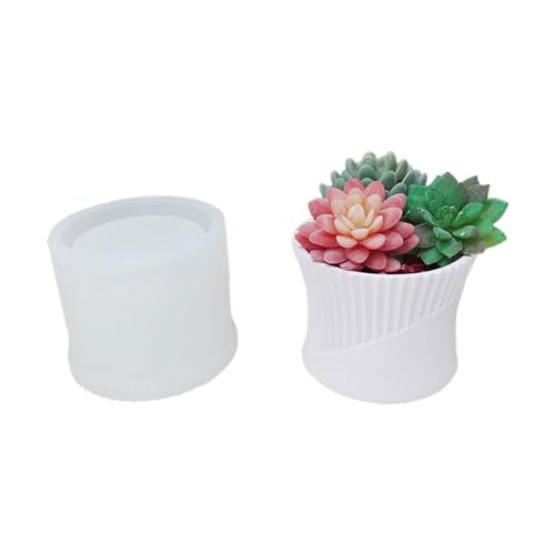 Handgefertigte Silikon-Blumentopf-Formen, Betonform, Epoxidharz-Formen für Sukkulenten, Stifthalter Handgefertigte Silikon-Blumentopf-Formen, Betonform, Epoxidharz-Formen für Sukkulenten, Stifthalter von Woedpez