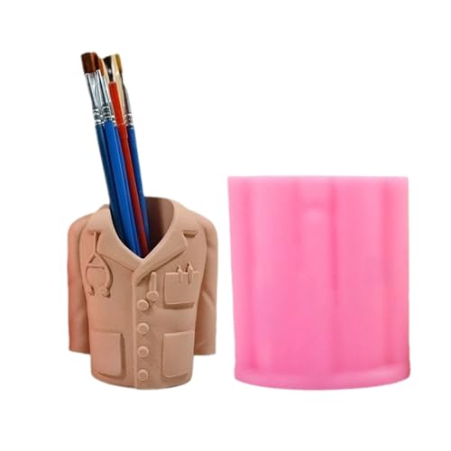 Kreativer Arzt Uniform Stifthalter Schimmel Silikongussform Für Epoxidharz Bleistiftbecher Büro Schreibtisch Dekoration Schimmel Kreativer Arzt Uniform Stifthalter Schimmel Silikongussform Für Epoxidharz Bleistiftbecher Büro Schreibtisch Dekoration Schimmel von Woedpez