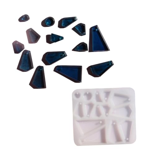 Künstlerische Harz-Schmuckform für einzigartiges Ohrring-Anhänger-Design, flexibles Silikon-Bastelwerkzeug, müheloses Entformen, flexible Harzform für handgefertigten Schmuck Künstlerische Harz-Schmuckform für einzigartiges Ohrring-Anhänger-Design, flexibles Silikon-Bastelwerkzeug, müheloses Entformen, flexible Harzform für handgefertigten Schmuck von Woedpez
