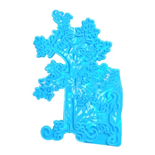 Leichte Holografie-Silikonform, antiker Baum, Schreibtischdekoration, Kristall-Epoxidharz-Formen für Gipsherstellung von Woedpez