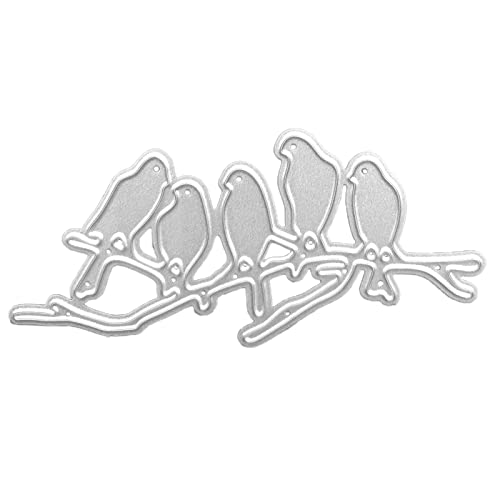 Metall-Stanzschablone mit Baumzweig, handgefertigt, Prägemuster für Kinder und Erwachsene, Metall-Stanzformen von Woedpez