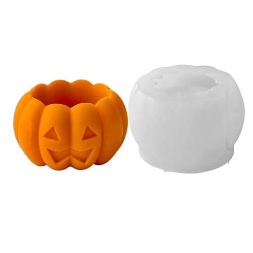 Saisonales Rahmen-Set mit Spektral-Kürbis-Designs, lebensmittelecht, flexibel, für Seife, Konfekt, glattes Ablösen, Halloween, Seife Saisonales Rahmen-Set mit Spektral-Kürbis-Designs, lebensmittelecht, flexibel, für Seife, Konfekt, glattes Ablösen, Halloween, Seife von Woedpez