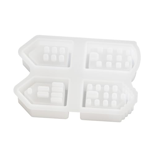 Woedpez 3D-Silikon-Ständerformen für Teelichthalter, Weihnachtsdekoration, Epoxidharz-Silikonformen von Woedpez