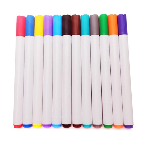 Woedpez Farbstifte für Steinmalerei, 12 Stifte zum Malen, Kunst, Zeichnen, runde Spitze, Acrylfarben-Marker-Set von Woedpez