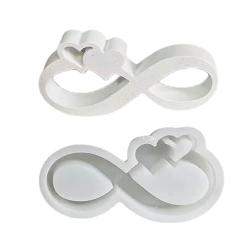 Woedpez Liebesband-Formen aus Kunstharz, Herzform, für Kunst, Handwerk, Seife, Schokolade, Valentinstag Woedpez Liebesband-Formen aus Kunstharz, Herzform, für Kunst, Handwerk, Seife, Schokolade, Valentinstag von Woedpez