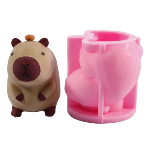 Woedpez Tiergussformen, Backformen, Gips, Silikongussformen, Epoxidharz, Silikon, Capybara, Backgussformen, Pflaster von Woedpez