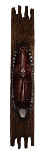 Wogeka Große 100 cm Holz Gesicht Maske Rinde Tier Deko Handarbeit Schnitzerei Afrika Maske22 Wogeka Große 100 cm Holz Gesicht Maske Rinde Tier Deko Handarbeit Schnitzerei Afrika Maske22 von Wogeka
